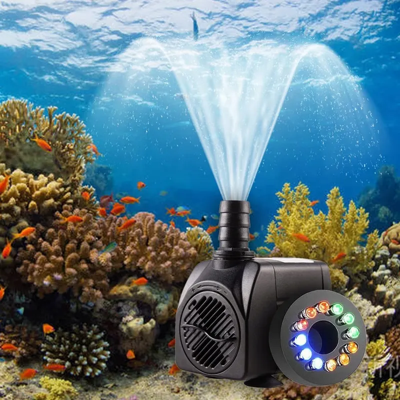 SUNSUN LED Fonteinpomp Stil Vijver Aquarium 750L/H 15W — foto 7