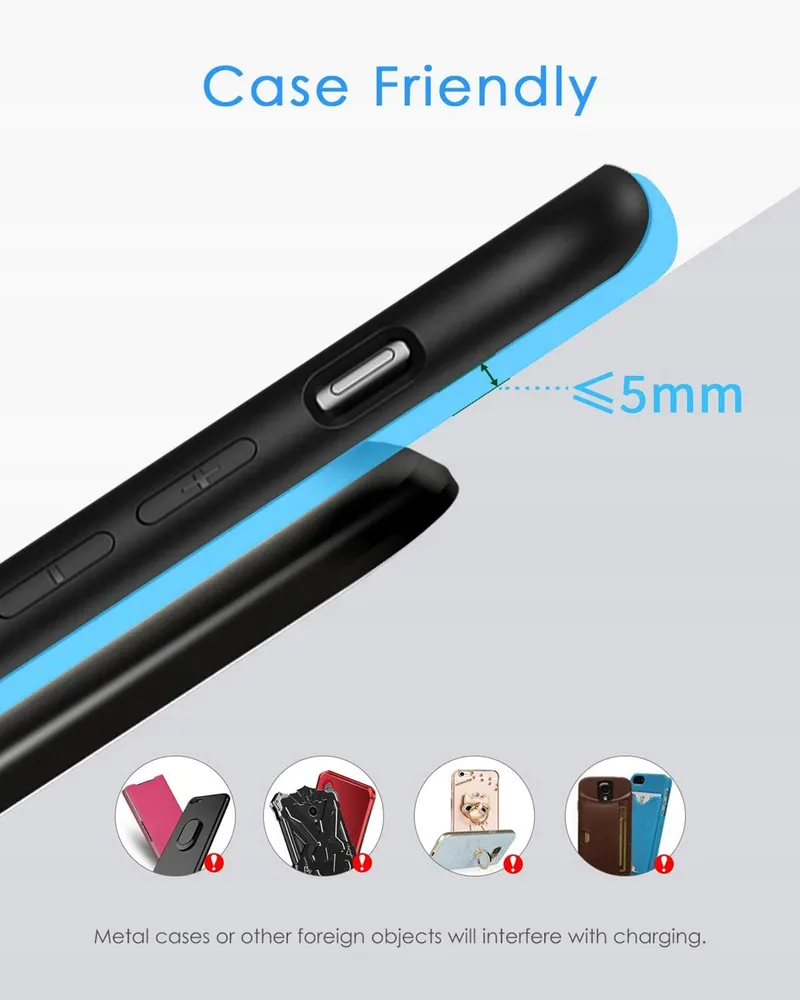 NANAMI Snelle Draadloze Oplader 10W Samsung iPhone Google LG — foto 5