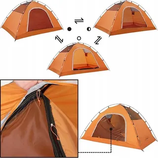 CLOSTNATURE Tent 2 Personen Licht Waterdicht Camping Strand Festival — miniatuur 10