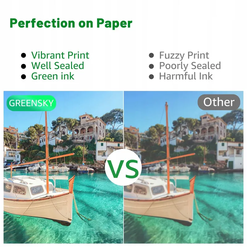 GREENSKY Multipack Inktcartridges Canon PIXMA MX495 TR4550 TS3150 — foto 4