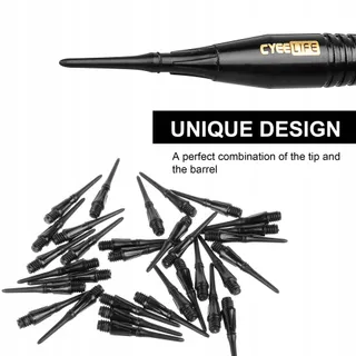 CYEE LIFE Softdartpijlen 18g met Etui Extra Punten Zwart — miniatuur 5