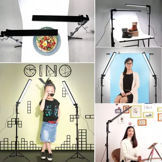 GSKAIWEN LED Verlichtingsset Fotografie Video met Statief — miniatuur 5