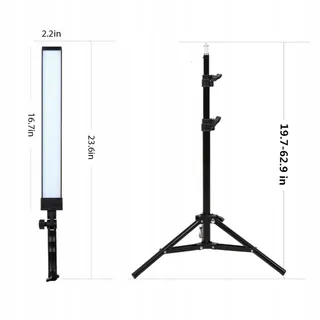 GSKAIWEN LED Verlichtingsset Fotografie Video met Statief — miniatuur 3