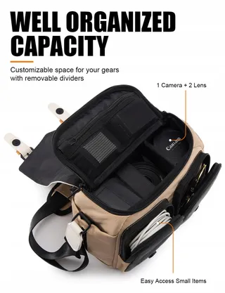 CWATCUN Vintage Cameratas Waterdicht Compact — miniatuur 3