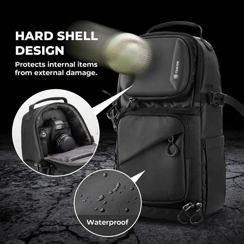 TARION Schoudertas Waterdicht DSLR SLR Objectief Statief — foto 2