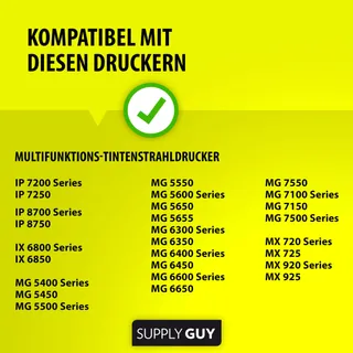 SUPPLY GUY 5x Inkt Compatibel Canon CLI-551 Magenta Printers — miniatuur 2