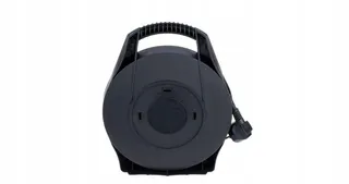 INFITRONIC Kabelhaspel 10m 4 Stopcontacten Overspanningsbeveiliging Zwart — miniatuur 2