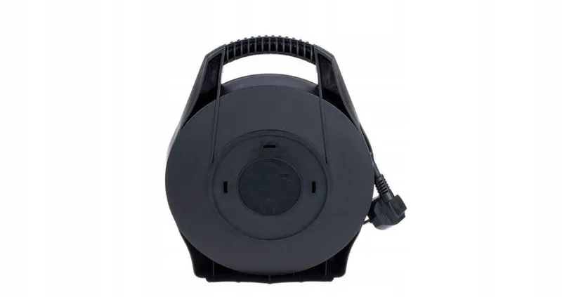 INFITRONIC Kabelhaspel 10m 4 Stopcontacten Overspanningsbeveiliging Zwart — foto 2