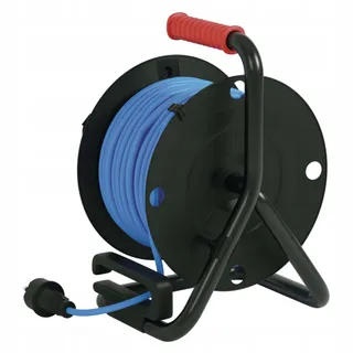 EMOS Kabelhaspel Buiten 25m 4 Stopcontacten IP44 Vorstbestendig — miniatuur 4