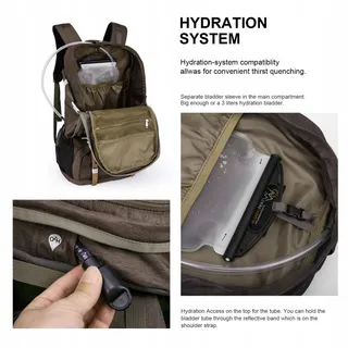 MOUNTAINTOP Trekkingrugzak 40L Heren Dames — miniatuur 5