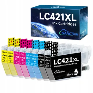 SANCTink LC421XL LC421 Inktset 8-delig Brother DCP-J1050DW — miniatuur 1