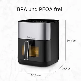 UFESA Phoenix Airfryer 6L 1800W 10 Programma's — miniatuur 3