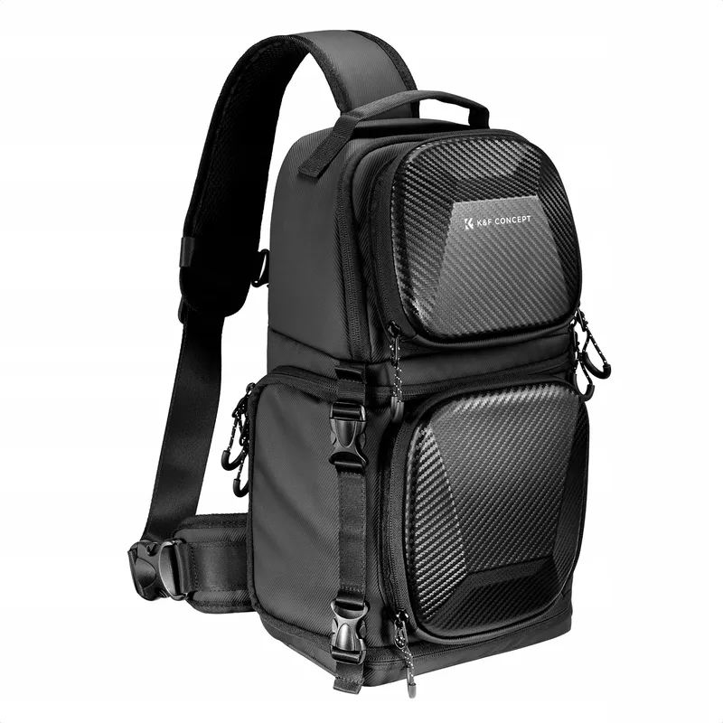 K&F CONCEPT Waterdichte Cameratas Zwart met Regenhoes — foto 10