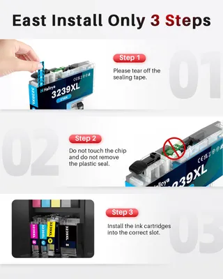 HALLOYA LC3239XL Cartridges Brother MFC-J5945DW J6945DW J6947DW — miniatuur 6