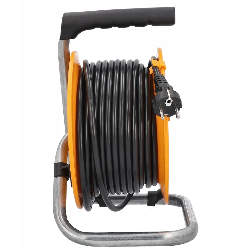AS SCHWABE Kabelhaspel 25m 4 Stopcontacten 230V 16A 3500W — foto 3