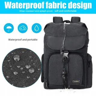 CWATCUN Waterdichte Camerarugzak SLR Systeemcamera — miniatuur 7