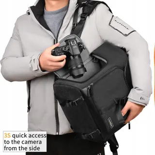 CWATCUN Waterdichte Camerarugzak SLR Systeemcamera — miniatuur 4
