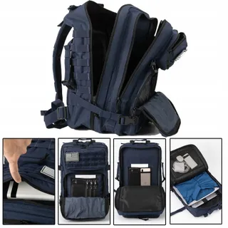 QTQY Tactische Militaire Rugzak 45L Molle Trekking 3 Dagen — miniatuur 5
