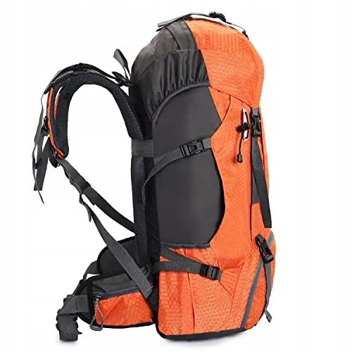 BSEASH Waterdichte Wandelrugzak 60L Oranje — foto 9