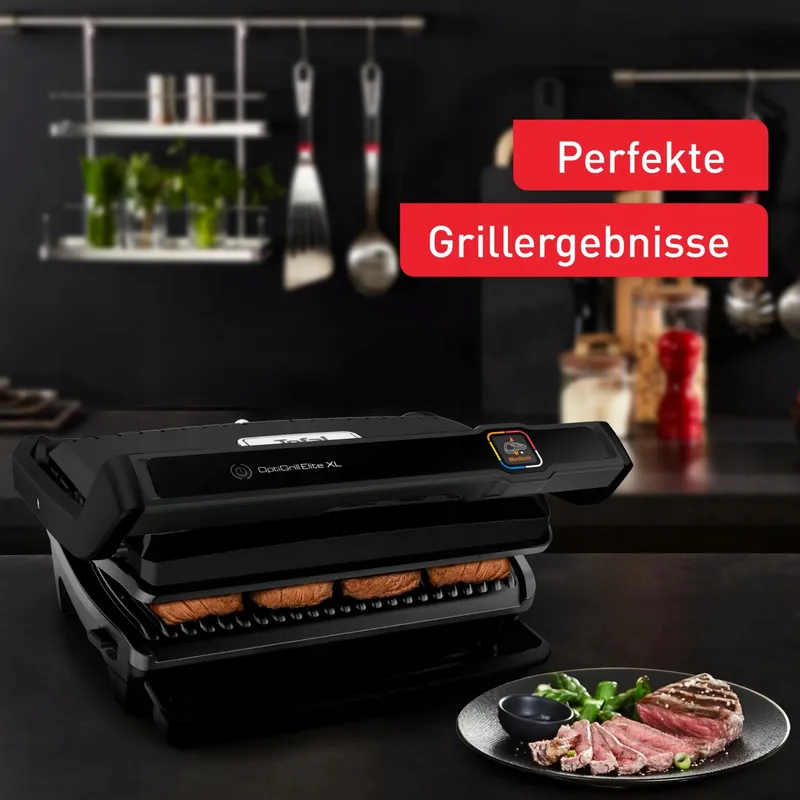 TEFAL OptiGrill Elite XL GC7608 Contactgrill 16 Programma's Digitaal — foto 2