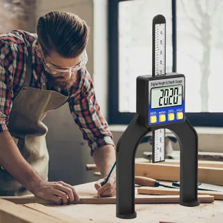 RUIZHI Digitale Diepte Hoogtemeter 0-85mm LCD voor Hout — miniatuur 6