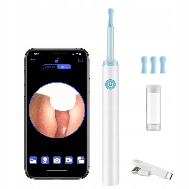 LANMOU Oorreiniger met Camera 1080P Otoscoop iPhone Android — foto 1
