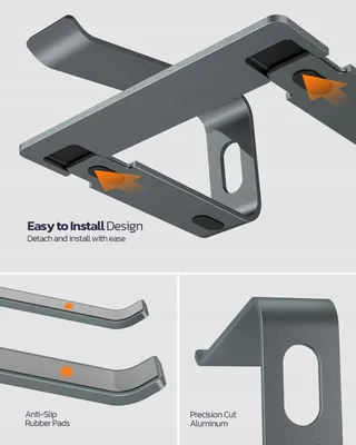NULAXY Aluminium Laptopstandaard Ergonomisch 10-16 Inch — miniatuur 4