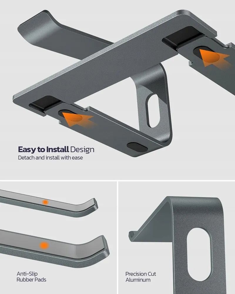 NULAXY Aluminium Laptopstandaard Ergonomisch 10-16 Inch — foto 4