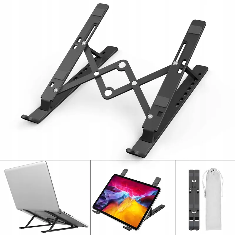 AUYUIIY Aluminium Verstelbare Opvouwbare Laptopstandaard 10-15,6 Inch — foto 8