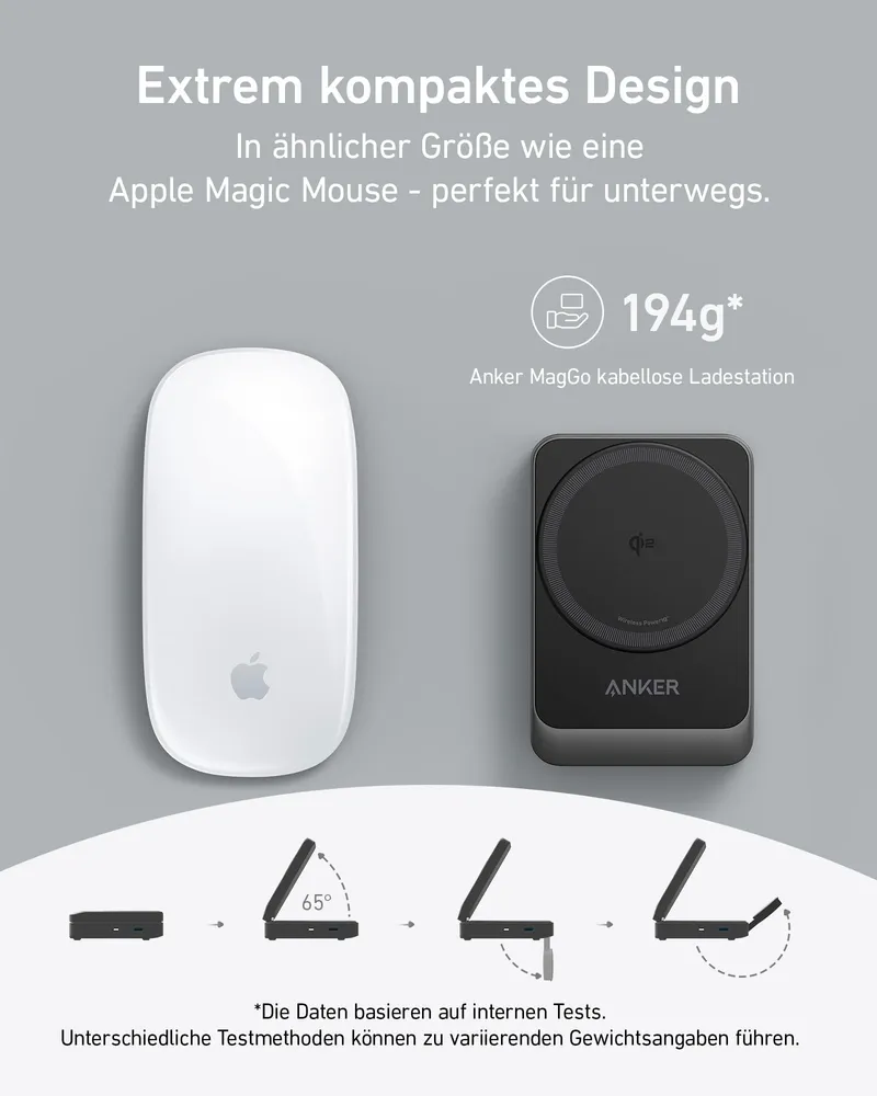 ANKER MagGo Laadstation 3-in-1 Qi2 15W MagSafe iPhone AirPods Watch — foto 3