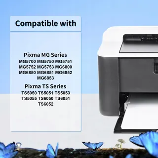 LOSMANN Inktcartridges Canon PGI-570XL CLI-571XL PIXMA TS MG 9 Stuks — miniatuur 2