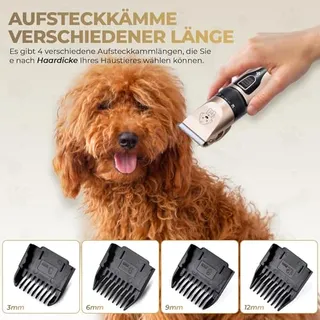 GLOBAL TECH Stille Professionele Tondeuse voor Honden — miniatuur 4