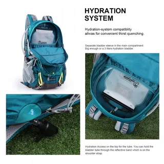 MOUNTAINTOP Trekkingrugzak 40L Unisex Met Regenhoes Outdoor — miniatuur 5