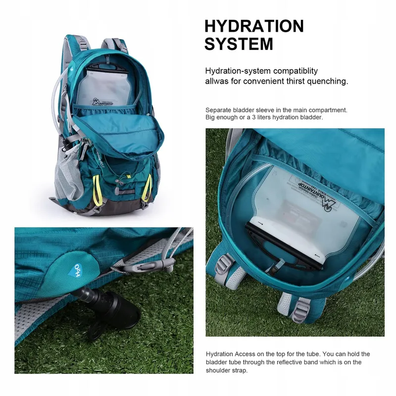 MOUNTAINTOP Trekkingrugzak 40L Unisex Met Regenhoes Outdoor — foto 5