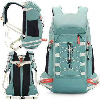 BSEASH Wandelrugzak 40L Waterdicht Regenhoes Mintgroen — miniatuur 2
