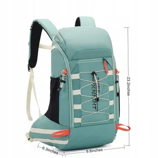 BSEASH Wandelrugzak 40L Waterdicht Regenhoes Mintgroen — miniatuur 8