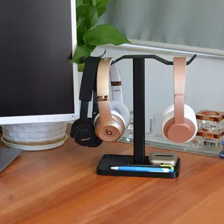 AVANTREE Neetto HS908 Dubbele Hoofdtelefoonstandaard Bureau Gaming — miniatuur 6