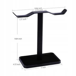 AVANTREE Neetto HS908 Dubbele Hoofdtelefoonstandaard Bureau Gaming — miniatuur 7