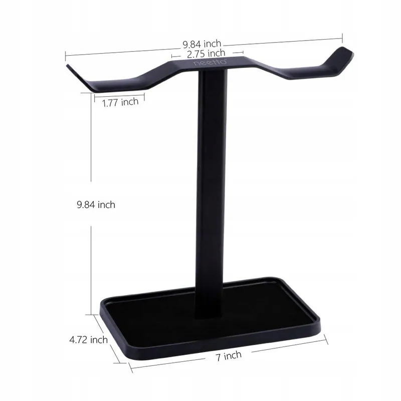 AVANTREE Neetto HS908 Dubbele Hoofdtelefoonstandaard Bureau Gaming — foto 7