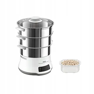 TEFAL Convenient Series Stoomkoker Touch 8 Programma's Roestvrij Staal