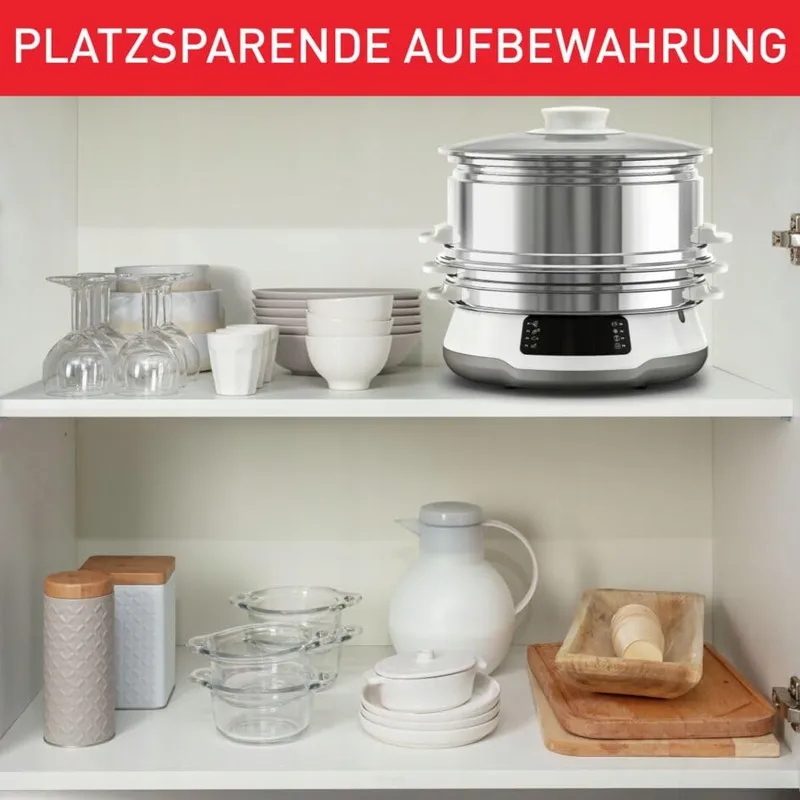 TEFAL Convenient Series Stoomkoker Touch 8 Programma's Roestvrij Staal — foto 6