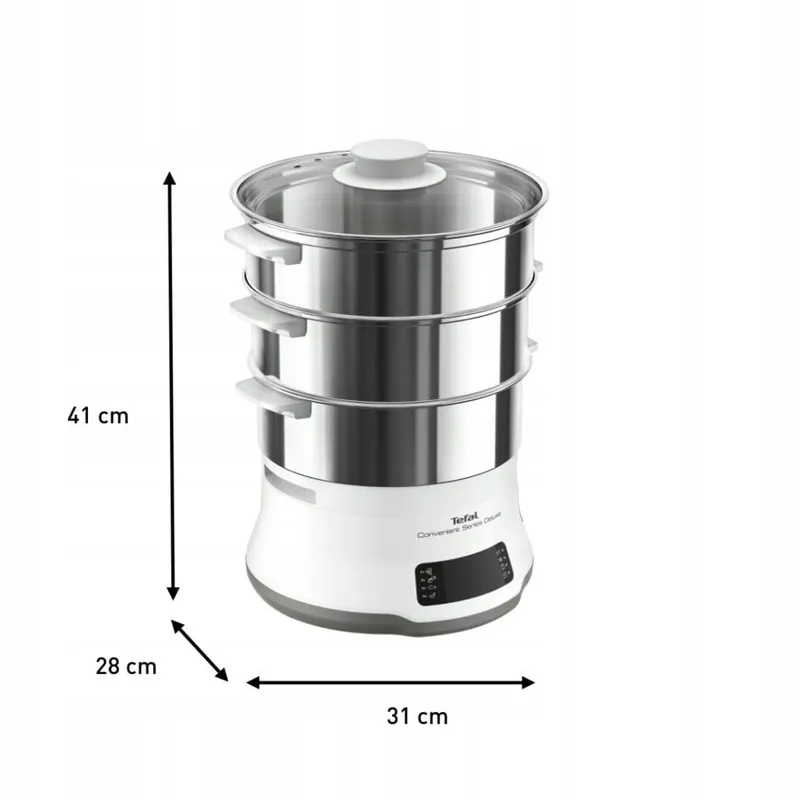 TEFAL Convenient Series Stoomkoker Touch 8 Programma's Roestvrij Staal — foto 8