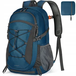 RAINSMORE Waterdichte Wandelrugzak 40L Blauw — miniatuur 1