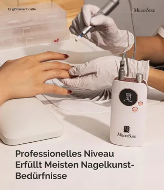 MELODYSUSIE Nagelfrees 30000 RPM Draadloos Roze — miniatuur 6