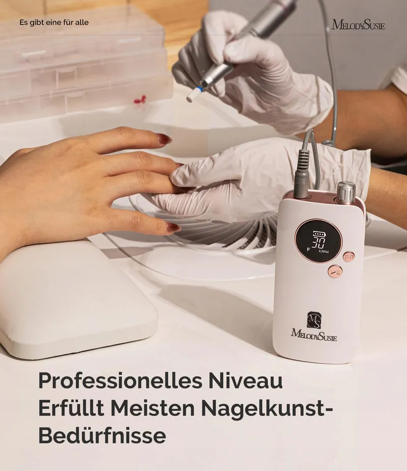 MELODYSUSIE Nagelfrees 30000 RPM Draadloos Roze — foto 6