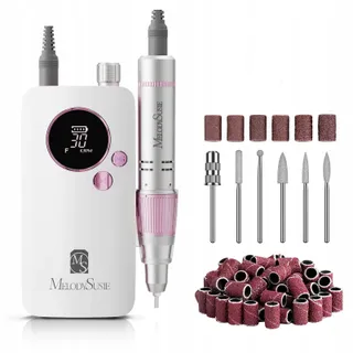 MELODYSUSIE Nagelfrees 30000 RPM Draadloos Roze — miniatuur 1