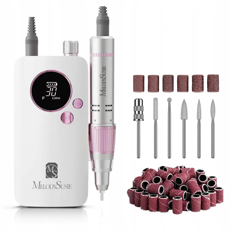 MELODYSUSIE Nagelfrees 30000 RPM Draadloos Roze — foto 1