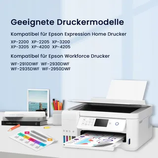 EPSON 604XL Compatibele Inktset 6 Stuks Voor XP-2200 XP-3200 WF-2910 — miniatuur 2
