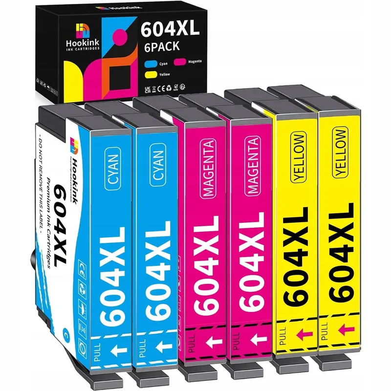 EPSON 604XL Compatibele Inktset 6 Stuks Voor XP-2200 XP-3200 WF-2910 — foto 1