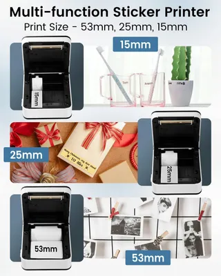 PHOMEMO M02 Pro Mini Thermische Printer 304 DPI iOS Android — miniatuur 5